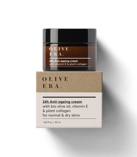 24h Αnti-ageing cream with bio olive oil,Vitamin E & plant collagen 50ml