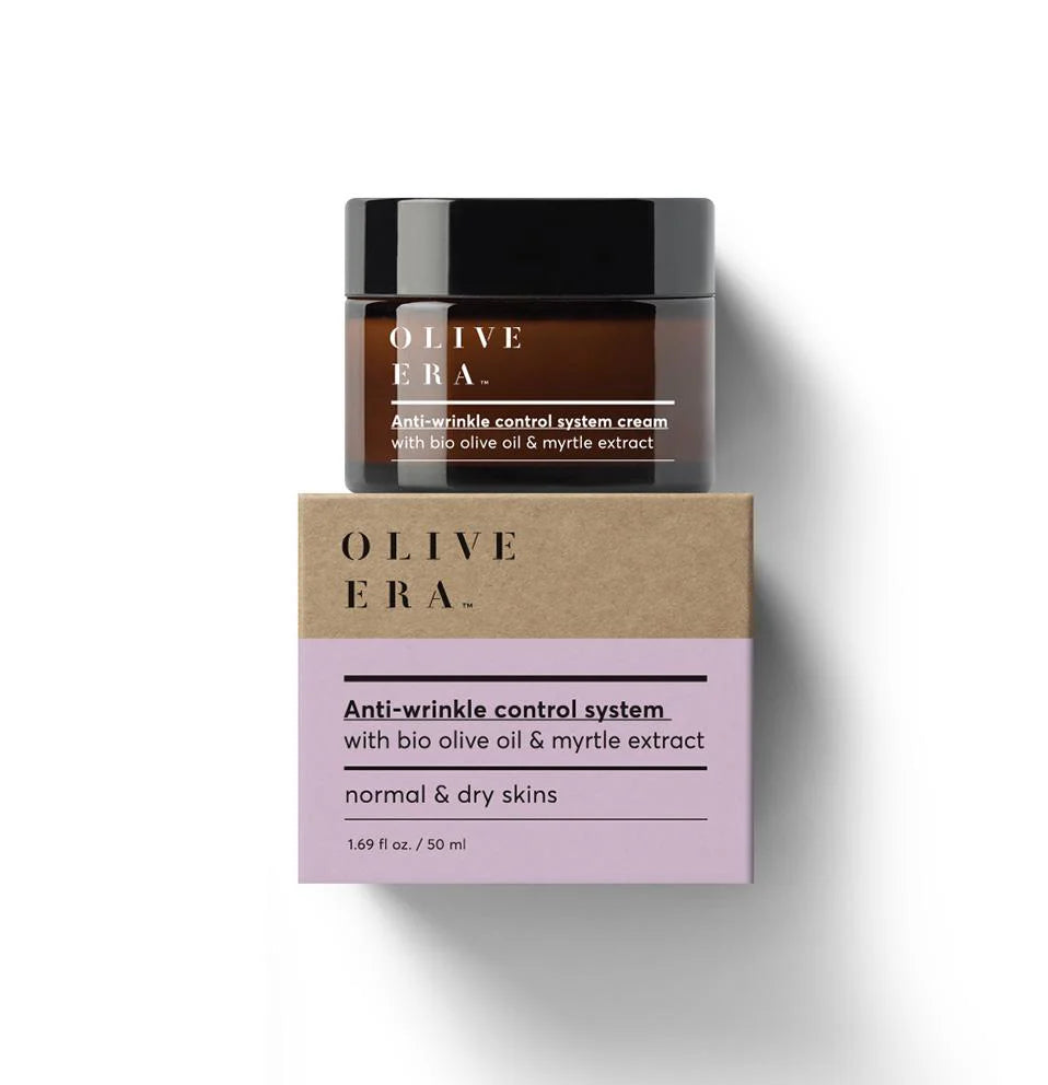 Anti-wrinkle control system cream with organic olive oil & myrtle extract 50ml
