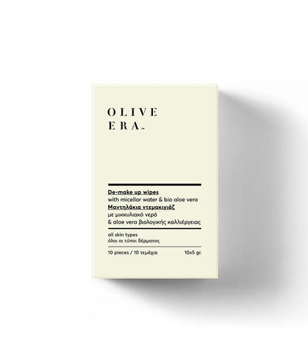 De-make up wipes with micellar water & bio aloe vera