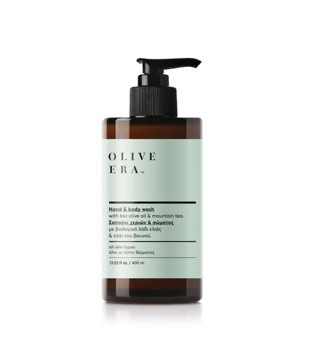 Hand & body wash with bio olive oil & mountain tea