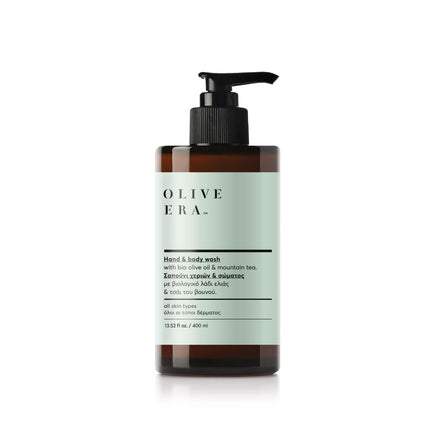 Hand &amp; body wash with organic olive oil &amp; mountain tea