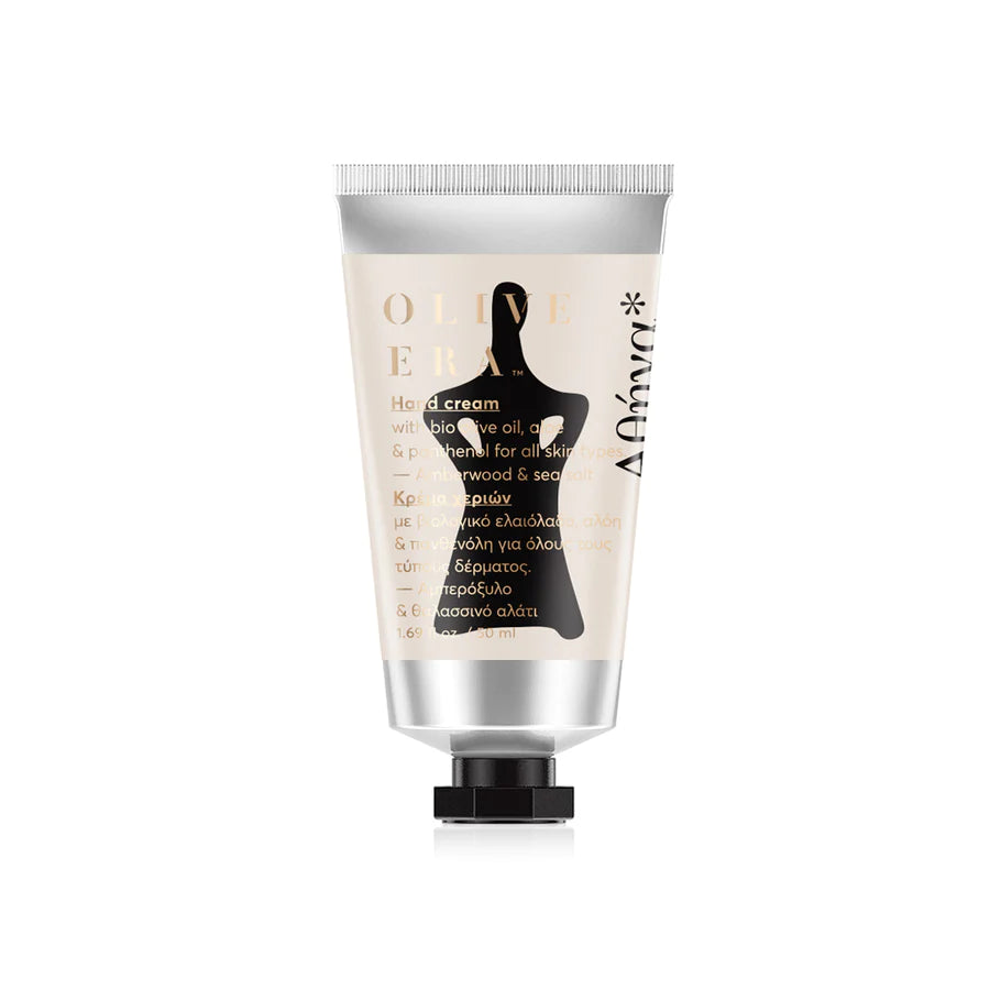 Handcreme mit Bio-Olivenöl, Niacinamid und Amberwood, 50 ml – pflegende Feuchtigkeit für die Hände