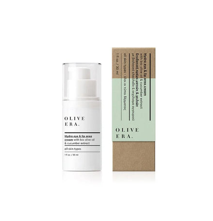 Hydra Augen- und Lippencreme mit Bio-Olivenöl und Gurkenextrakt, 30 ml – pflegende Feuchtigkeit für empfindliche Hautpartien